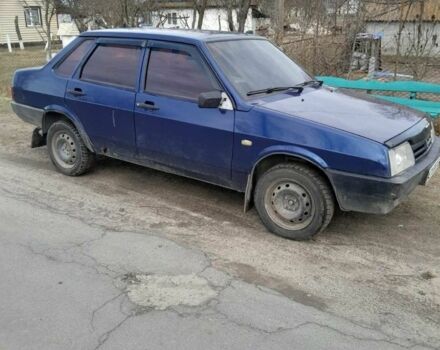 Синий ВАЗ 21099, объемом двигателя 1.6 л и пробегом 202 тыс. км за 1500 $, фото 1 на Automoto.ua