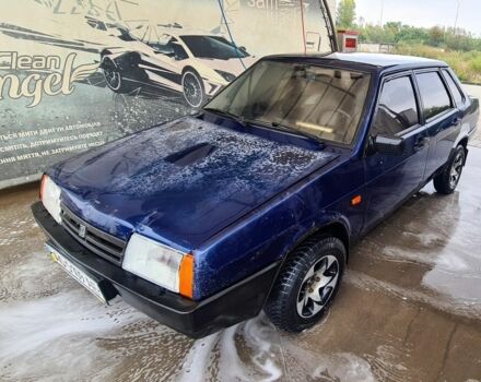 Синий ВАЗ 21099, объемом двигателя 1.5 л и пробегом 300 тыс. км за 967 $, фото 1 на Automoto.ua