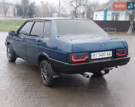 Синий ВАЗ 21099, объемом двигателя 1.5 л и пробегом 200 тыс. км за 1750 $, фото 10 на Automoto.ua