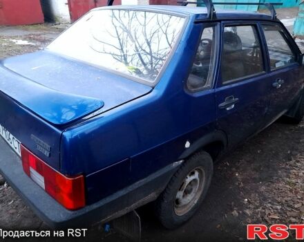 Синий ВАЗ 21099, объемом двигателя 1.5 л и пробегом 230 тыс. км за 1000 $, фото 1 на Automoto.ua
