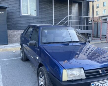 Синий ВАЗ 21099, объемом двигателя 1.5 л и пробегом 3 тыс. км за 1500 $, фото 3 на Automoto.ua