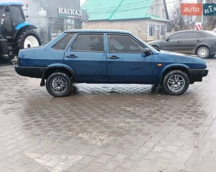Синий ВАЗ 21099, объемом двигателя 1.5 л и пробегом 200 тыс. км за 1750 $, фото 8 на Automoto.ua