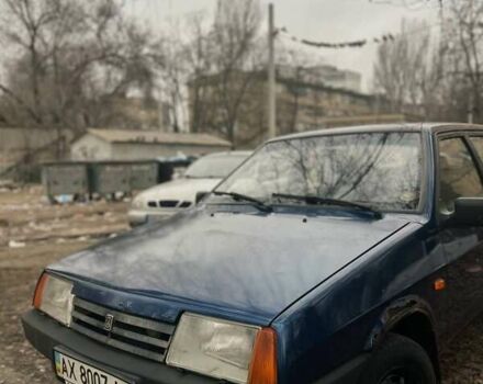 Синий ВАЗ 21099, объемом двигателя 1.5 л и пробегом 200 тыс. км за 953 $, фото 1 на Automoto.ua