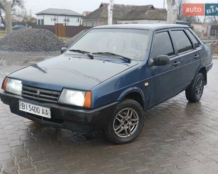 Синий ВАЗ 21099, объемом двигателя 1.5 л и пробегом 200 тыс. км за 1750 $, фото 3 на Automoto.ua