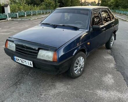 Синий ВАЗ 21099, объемом двигателя 1.5 л и пробегом 136 тыс. км за 1480 $, фото 12 на Automoto.ua