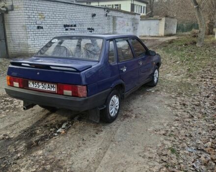 Синий ВАЗ 21099, объемом двигателя 0 л и пробегом 155 тыс. км за 800 $, фото 3 на Automoto.ua
