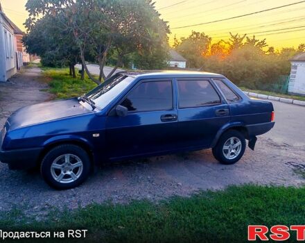 Синий ВАЗ 21099, объемом двигателя 1.5 л и пробегом 250 тыс. км за 1450 $, фото 1 на Automoto.ua
