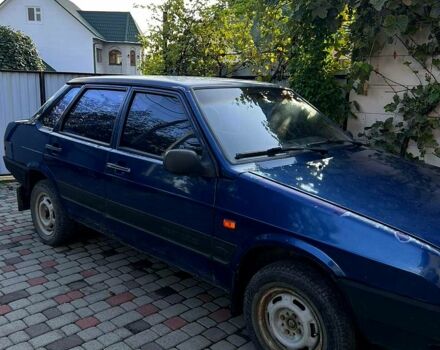 Синий ВАЗ 21099, объемом двигателя 1.5 л и пробегом 170 тыс. км за 900 $, фото 3 на Automoto.ua
