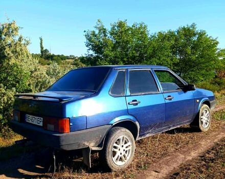 Синий ВАЗ 21099, объемом двигателя 1.5 л и пробегом 0 тыс. км за 1400 $, фото 2 на Automoto.ua