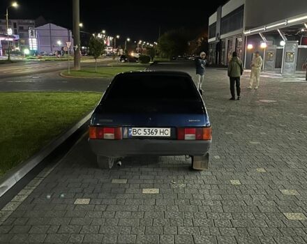 Синий ВАЗ 21099, объемом двигателя 1.5 л и пробегом 300 тыс. км за 1500 $, фото 1 на Automoto.ua