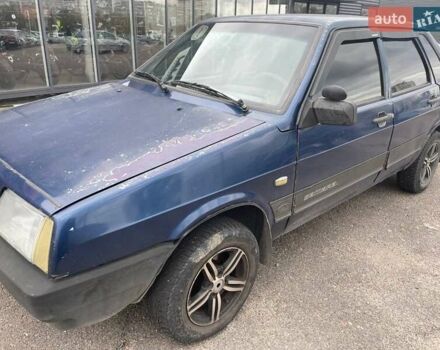 Синий ВАЗ 21099, объемом двигателя 1.6 л и пробегом 250 тыс. км за 1200 $, фото 2 на Automoto.ua