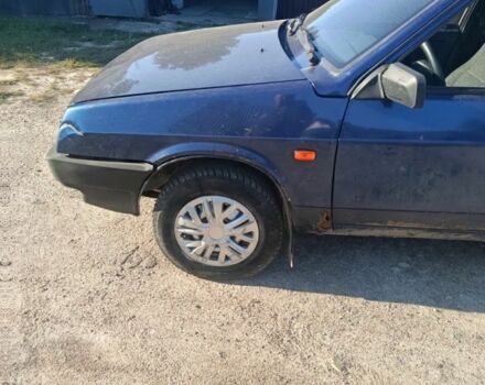 Синий ВАЗ 21099, объемом двигателя 1.5 л и пробегом 100 тыс. км за 1200 $, фото 4 на Automoto.ua