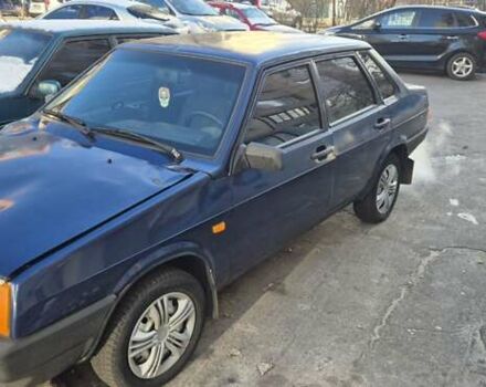 Синий ВАЗ 21099, объемом двигателя 1.5 л и пробегом 252 тыс. км за 1800 $, фото 1 на Automoto.ua