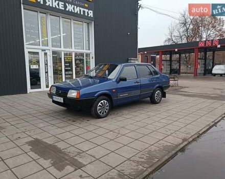 Синий ВАЗ 21099, объемом двигателя 1.5 л и пробегом 200 тыс. км за 1850 $, фото 1 на Automoto.ua