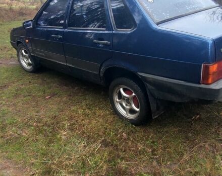 Синий ВАЗ 21099, объемом двигателя 1.5 л и пробегом 244 тыс. км за 1400 $, фото 5 на Automoto.ua