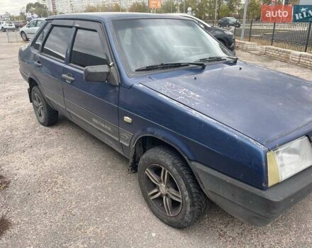 Синий ВАЗ 21099, объемом двигателя 1.6 л и пробегом 250 тыс. км за 1200 $, фото 1 на Automoto.ua