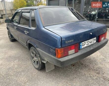 Синий ВАЗ 21099, объемом двигателя 1.6 л и пробегом 250 тыс. км за 1200 $, фото 5 на Automoto.ua