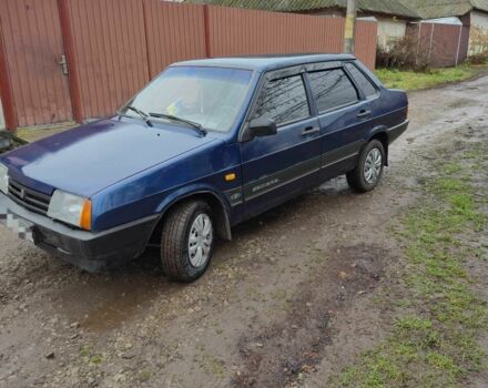 Синій ВАЗ 21099, об'ємом двигуна 1.6 л та пробігом 124 тис. км за 1302 $, фото 2 на Automoto.ua