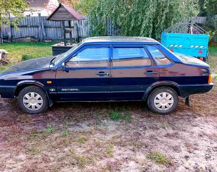 Синий ВАЗ 21099, объемом двигателя 1.5 л и пробегом 0 тыс. км за 1300 $, фото 1 на Automoto.ua