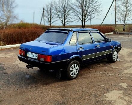 Синій ВАЗ 21099, об'ємом двигуна 1.5 л та пробігом 0 тис. км за 1500 $, фото 4 на Automoto.ua