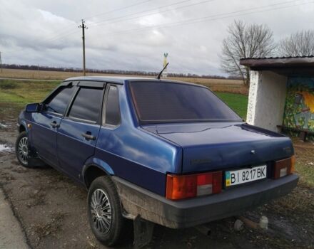 Синій ВАЗ 21099, об'ємом двигуна 1.5 л та пробігом 250 тис. км за 1650 $, фото 1 на Automoto.ua