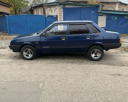 Синий ВАЗ 21099, объемом двигателя 1.5 л и пробегом 150 тыс. км за 2400 $, фото 4 на Automoto.ua