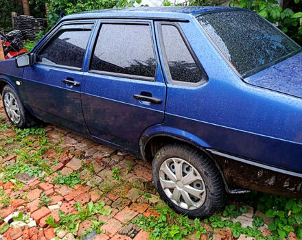 Синій ВАЗ 21099, об'ємом двигуна 1.5 л та пробігом 95 тис. км за 1300 $, фото 4 на Automoto.ua