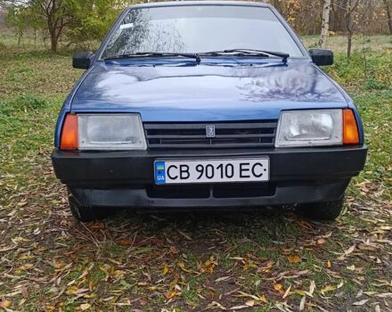 Синий ВАЗ 21099, объемом двигателя 1.5 л и пробегом 150 тыс. км за 1750 $, фото 1 на Automoto.ua
