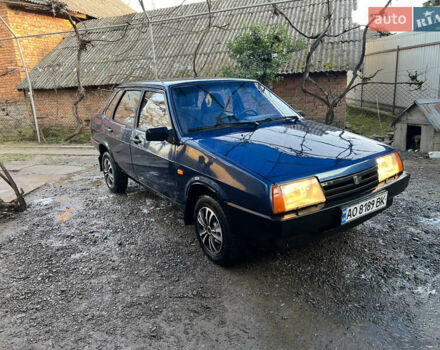Синій ВАЗ 21099, об'ємом двигуна 1.5 л та пробігом 120 тис. км за 1100 $, фото 6 на Automoto.ua