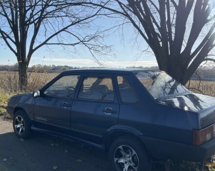 Синий ВАЗ 21099, объемом двигателя 1.5 л и пробегом 242 тыс. км за 1450 $, фото 2 на Automoto.ua