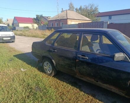 Синий ВАЗ 21099, объемом двигателя 1.5 л и пробегом 100 тыс. км за 1200 $, фото 1 на Automoto.ua