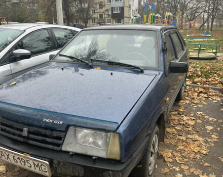 Синий ВАЗ 21099, объемом двигателя 1.5 л и пробегом 222 тыс. км за 1600 $, фото 1 на Automoto.ua