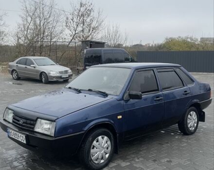 Синий ВАЗ 21099, объемом двигателя 1.5 л и пробегом 138 тыс. км за 1250 $, фото 1 на Automoto.ua