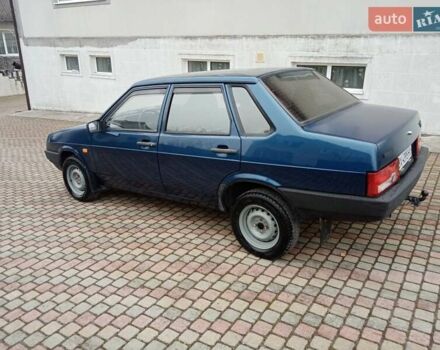 Синий ВАЗ 21099, объемом двигателя 1.5 л и пробегом 110 тыс. км за 1400 $, фото 4 на Automoto.ua