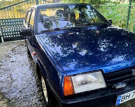 Синий ВАЗ 21099, объемом двигателя 1.5 л и пробегом 250 тыс. км за 1250 $, фото 2 на Automoto.ua