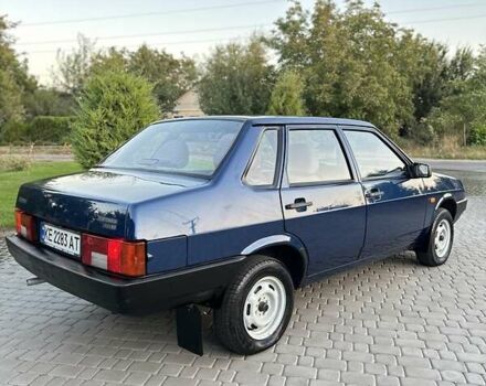 Синий ВАЗ 21099, объемом двигателя 1.5 л и пробегом 98 тыс. км за 3799 $, фото 1 на Automoto.ua
