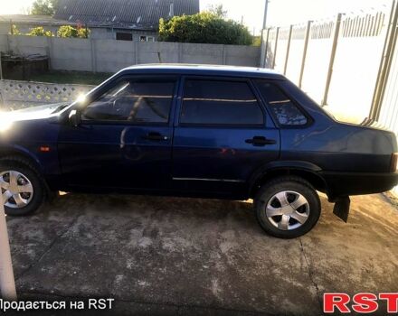 Синий ВАЗ 21099, объемом двигателя 1.5 л и пробегом 225 тыс. км за 1550 $, фото 3 на Automoto.ua