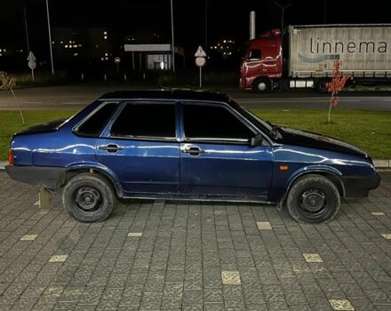 Синий ВАЗ 21099, объемом двигателя 1.5 л и пробегом 300 тыс. км за 1500 $, фото 2 на Automoto.ua