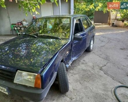 Синий ВАЗ 21099, объемом двигателя 1.5 л и пробегом 57 тыс. км за 1000 $, фото 4 на Automoto.ua
