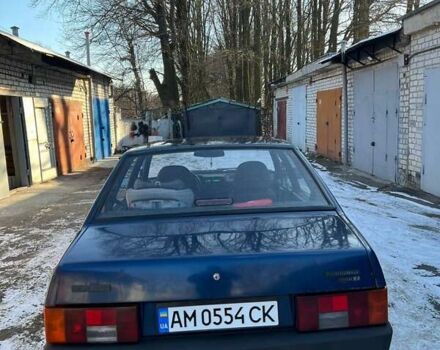 Синий ВАЗ 21099, объемом двигателя 1.5 л и пробегом 334 тыс. км за 2050 $, фото 2 на Automoto.ua