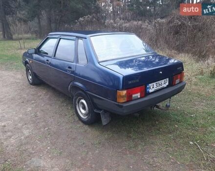 Синий ВАЗ 21099, объемом двигателя 1.5 л и пробегом 175 тыс. км за 1500 $, фото 1 на Automoto.ua
