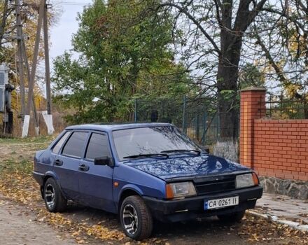 Синій ВАЗ 21099, об'ємом двигуна 1.5 л та пробігом 2 тис. км за 1000 $, фото 1 на Automoto.ua
