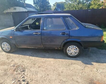 Синий ВАЗ 21099, объемом двигателя 1.5 л и пробегом 100 тыс. км за 1200 $, фото 7 на Automoto.ua