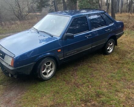 Синий ВАЗ 21099, объемом двигателя 1.5 л и пробегом 244 тыс. км за 1400 $, фото 2 на Automoto.ua