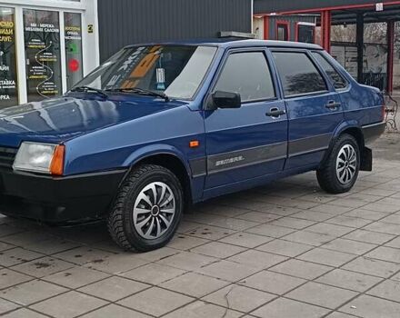 Синий ВАЗ 21099, объемом двигателя 1.5 л и пробегом 200 тыс. км за 1700 $, фото 4 на Automoto.ua