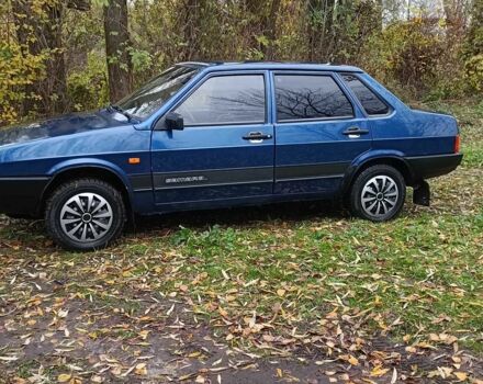 Синий ВАЗ 21099, объемом двигателя 1.5 л и пробегом 150 тыс. км за 1750 $, фото 7 на Automoto.ua