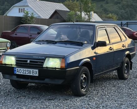 Синий ВАЗ 21099, объемом двигателя 1.5 л и пробегом 130 тыс. км за 2200 $, фото 1 на Automoto.ua