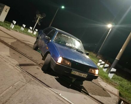 Синий ВАЗ 21099, объемом двигателя 1.5 л и пробегом 77 тыс. км за 1000 $, фото 1 на Automoto.ua