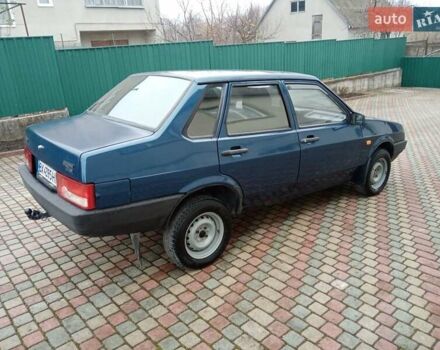 Синий ВАЗ 21099, объемом двигателя 1.5 л и пробегом 110 тыс. км за 1400 $, фото 1 на Automoto.ua