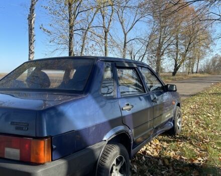 Синий ВАЗ 21099, объемом двигателя 1.5 л и пробегом 242 тыс. км за 1450 $, фото 4 на Automoto.ua